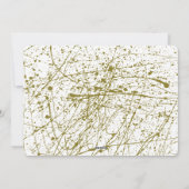 都市の楽モダンしいクリスマス シーズンカード (裏面)