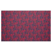 都市の混沌あらゆる方法で赤い海軍の矢印パターン ファブリック (ファットクウォーター)