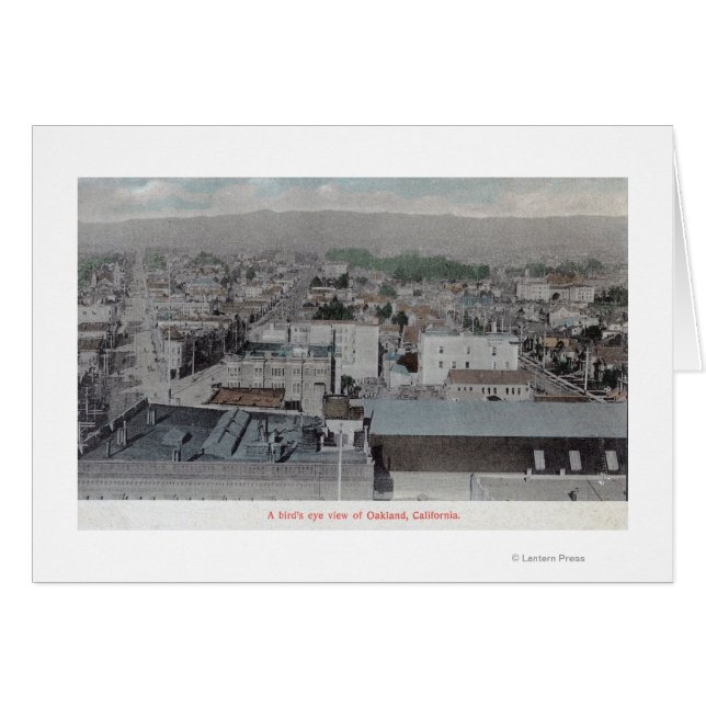 都市の空中表示# 2オークランド，カリフォルニア (正面横)