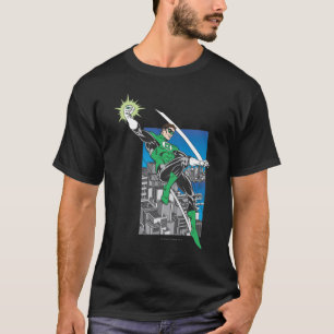 都市の緑のランタンの土地 Tシャツ