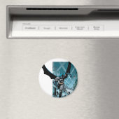 都市の背景を持つバットマン マグネット (インサイチュ (食洗機))