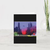 都市の風景アットダスク カード (正面)