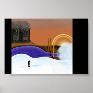 都市の風景 ポスター