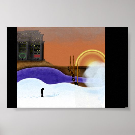 都市の風景 ポスター (正面)