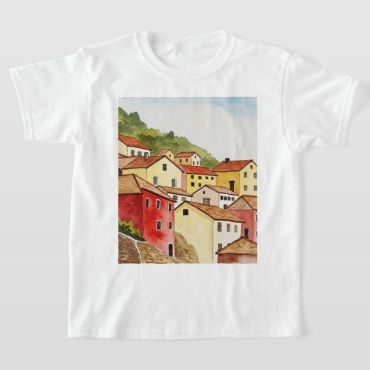 都市の風景 Tシャツ (レイダウン)