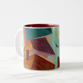 都市の黒猫 ツートーンマグカップ (正面左)