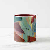 都市の黒猫 ツートーンマグカップ (中央)