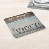 都市をテーマにしたロフトスタイルシネフィレ映画愛好家 スクエアペーパーコースター (アングル)