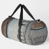 都市をテーマにしたロフトスタイルシネフィレ映画愛好家 ダッフルバッグ (右コーナー)