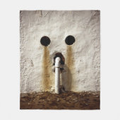 都市エクスポーズドウォーターパイプ写真 フリースブランケット (正面)