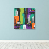 都市エネルギー キャンバスプリント (インサイチュ (ウッドフロア))