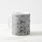 都市カラフルの壁抽象的なリスボンのタイル コーヒーマグカップ (正面左)