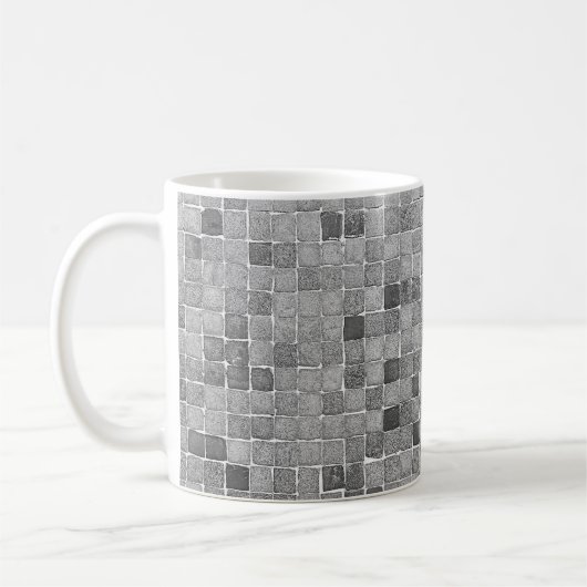 都市カラフルの壁抽象的なリスボンのタイル コーヒーマグカップ (左)