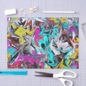 都市カラフルグラフィティパーティー 薄葉紙 (クラフト)