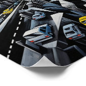 都市キュービズム ポスター (角)