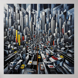 都市キュービズム ポスター