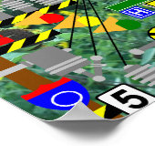 都市クラッタ ポスター (角)