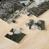 都市クール通りアートのピンクの手の落書き。 ジグソーパズル (側面)