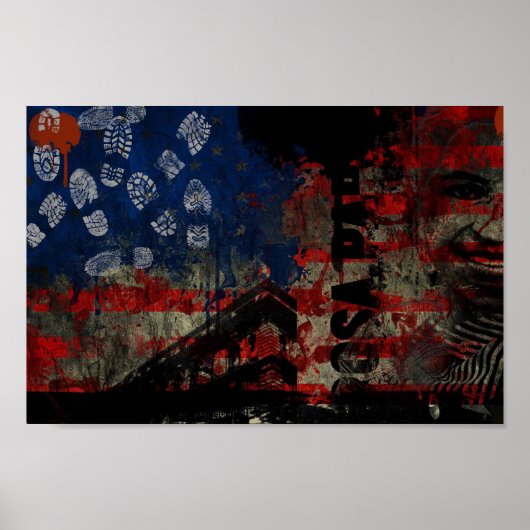 都市グラフィティアメリカの崩壊ポスター ポスター (正面)