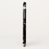 都市グランジな白黒傷の抽象芸術 Case-Mate iPhoneケース (裏面/右)