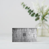 都市グランジな金属の一見の名刺 名刺 (スタンド正面)