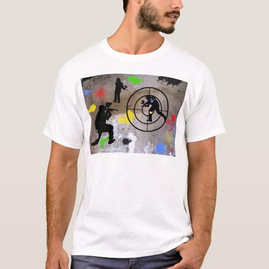都市ゲリラのペイントボール Tシャツ (正面)
