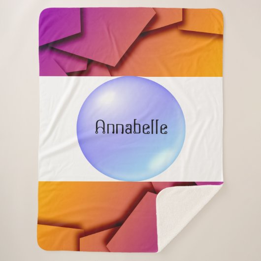 都市コンテンポラリーミニマリズムの抽象芸術 シェルパブランケット (正面)