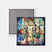 都市シルエット マグネット (正面/裏面)