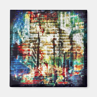 都市シルエット マグネット