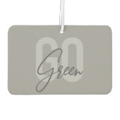 都市シンプルモダンデザインミニマル環境にやさしいことをしよう カーエアーフレッシュナー (裏面)