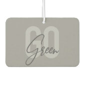 都市シンプルモダンデザインミニマル環境にやさしいことをしよう カーエアーフレッシュナー (正面)