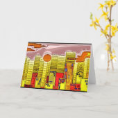 都市スカイライン4 カード (黄色い花)