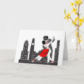 都市タンゴ カード (黄色い花)