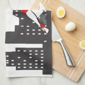 都市タンゴ キッチンタオル (四つ折り)