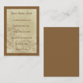 都市デザインのプロフィールカードは熱望します 名刺 (正面/裏面)