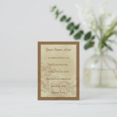 都市デザインのプロフィールカードは熱望します 名刺 (スタンド正面)