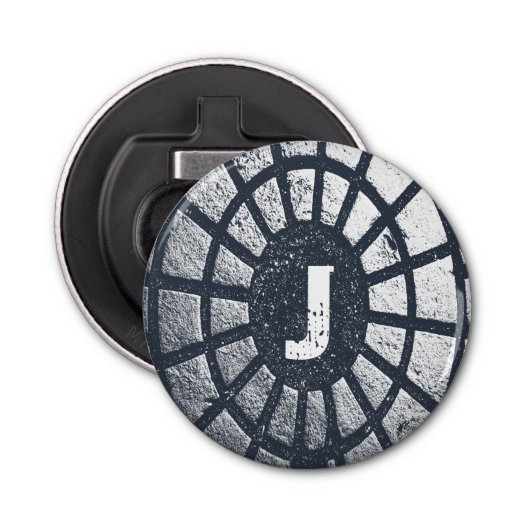 都市パーソナライズなモノグラムの栓抜き 栓抜き (正面)