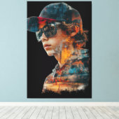 都市ビベダブル暴露 キャンバスプリント (インサイチュ (ウッドフロア))