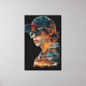 都市ビベダブル暴露 キャンバスプリント (正面)