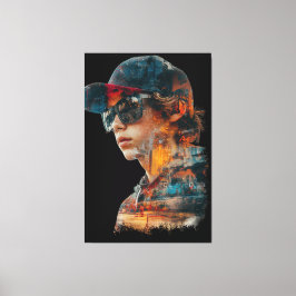 都市ビベダブル暴露 キャンバスプリント