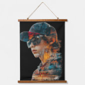 都市ビベダブル暴露 吊り下げ型タペストリー (正面)