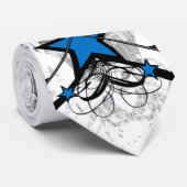 都市フェンシングのイラストレーション ネクタイ (ロール)