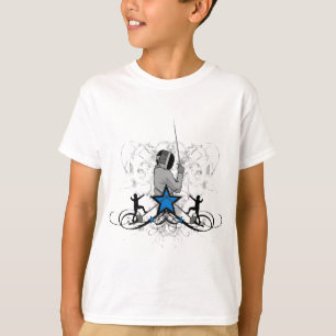 都市フェンシングのイラストレーション Tシャツ