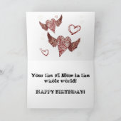 都市フルーア翼ハート カード (内部)