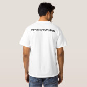 都市ミネアポリスのクラシックな白Tを叩いて下さい Tシャツ (裏面フル)
