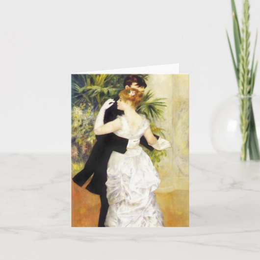 都市メッセージカードのルノアールのダンス カード (正面)