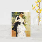 都市メッセージカードのルノアールのダンス カード (黄色い花)