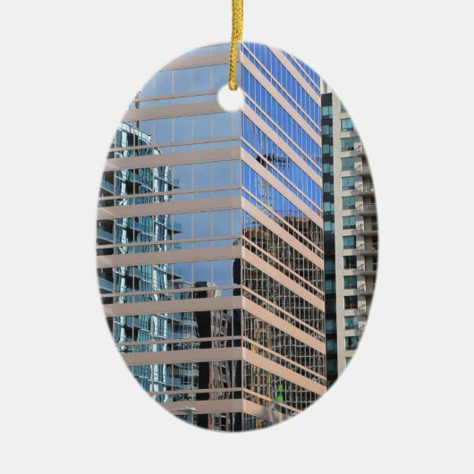 都市モダンの建築 セラミックオーナメント (正面)