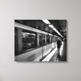 都市モダンパリの生活 キャンバスプリント