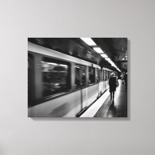 都市モダンパリの生活 キャンバスプリント (正面)